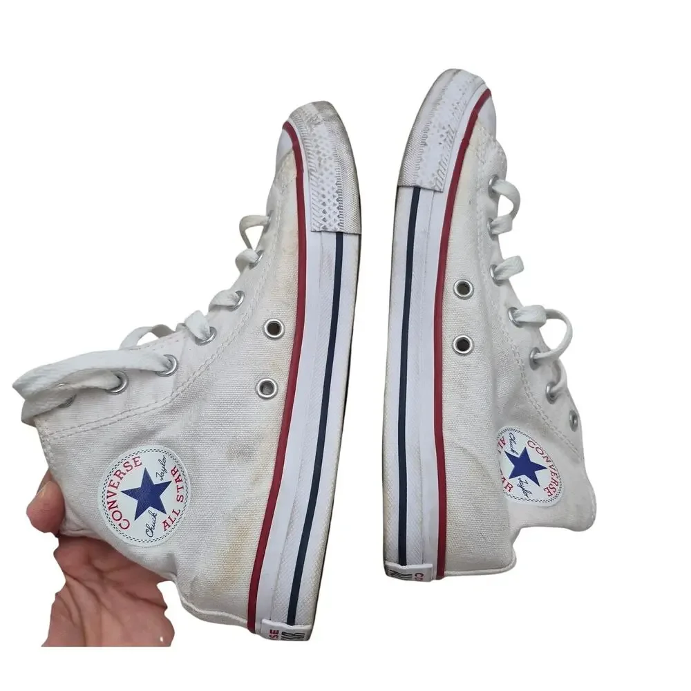 Converse high-top sneakers white Girls size 3